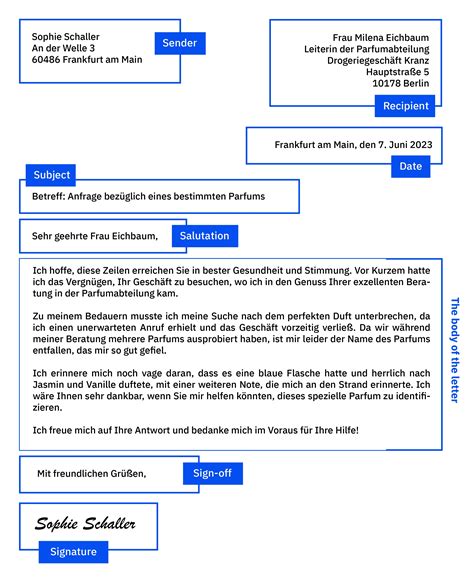 recipient deutsch.